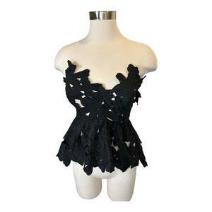 Stone Cold Fox Texas Strapless Black Tube Top Size XS/S